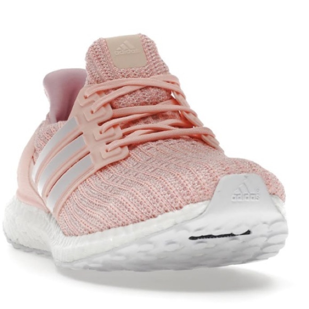 Adidas ultra boost size is 9 4.0 CLEAR ORANGE/ORCHID TINT/TRUE PINK - Picture 2 of 12